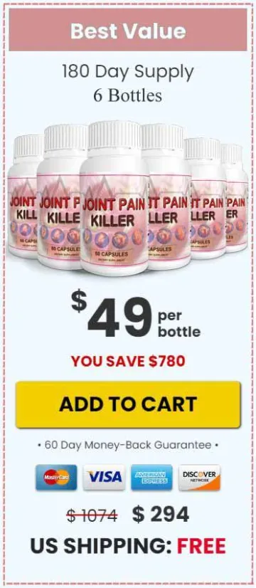 Joint Pain Killer - 6 Bottle Pack